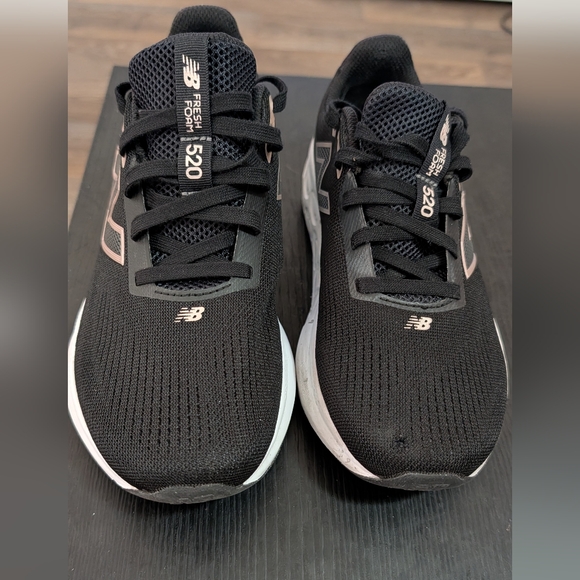 SEE NOTE: New Balance Black and White Fresh Foam Athletic Sneakers - Picture 2 of 8